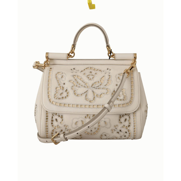 Dolce & Gabbana White Floral Cutout Dress Sicily Pants main image 0